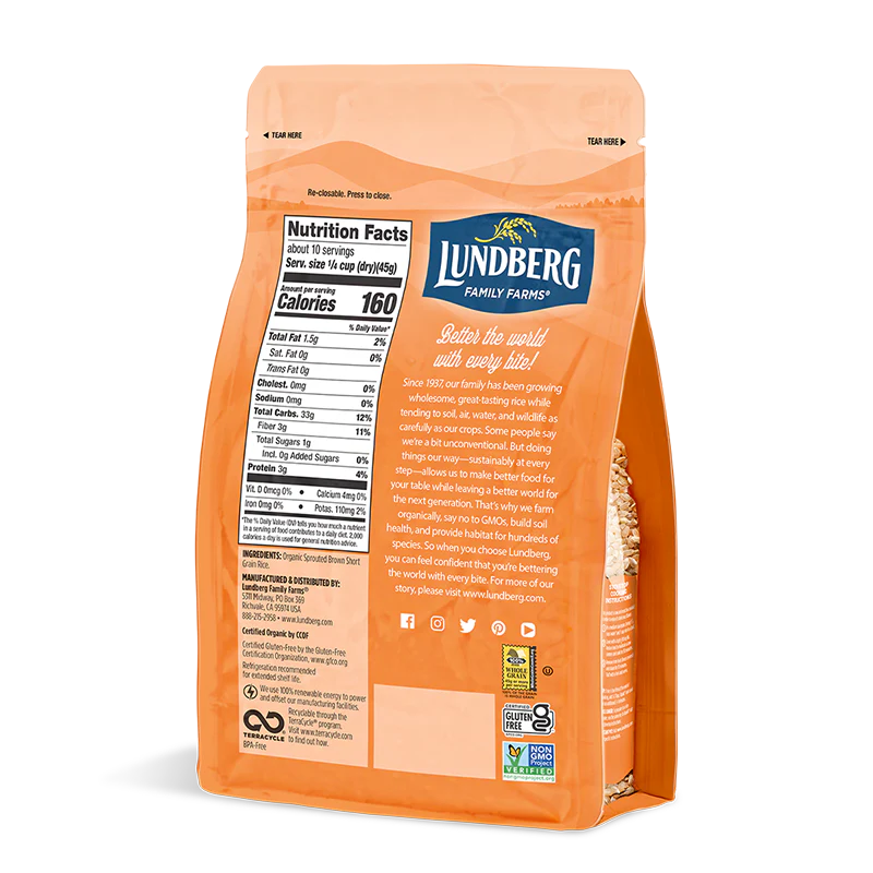 Organic Sprouted Short Grain Brown Rice - Image 4