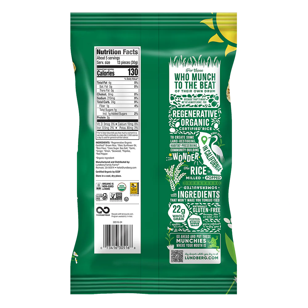 Organic Ginger Seaweed Rice Cake Minis - Image 3