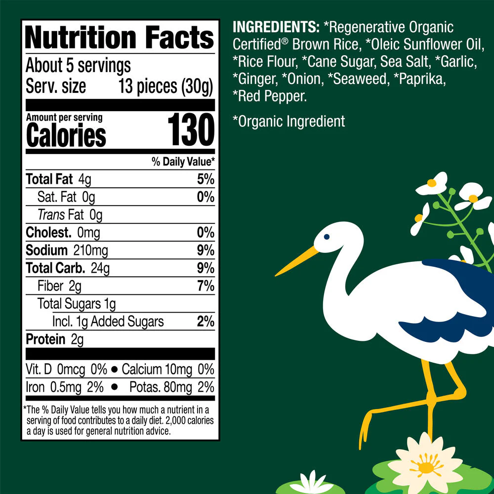 Organic Ginger Seaweed Rice Cake Minis - Image 6