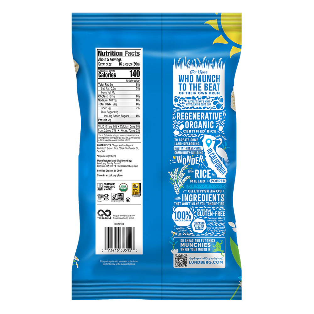 Organic Sea Salt Rice Cake Minis - Image 3