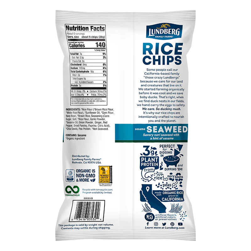 Sesame Seaweed Rice Chips - Image 3